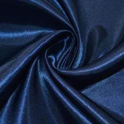 Атлас синий темный ш.150