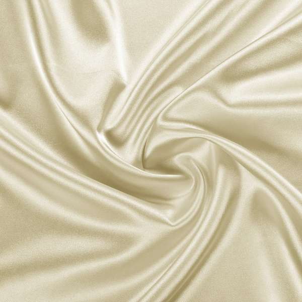 Атлас стрейч шамус бежево-сріблястий, ш.150