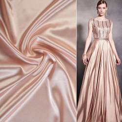 Атлас стрейч шамус розовый светлый, ш.150