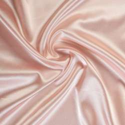 Атлас стрейч шамус персиковый светлый, ш.150
