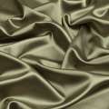 Атлас стрейч шамус оливково-болотний, ш.150