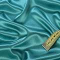 Атлас стрейч шамус бірюзовий, ш.150