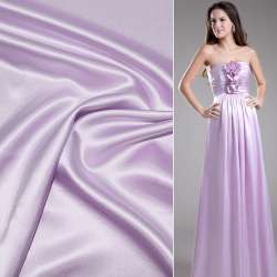 Атлас стрейч шамус сиреневый светлый, ш.150