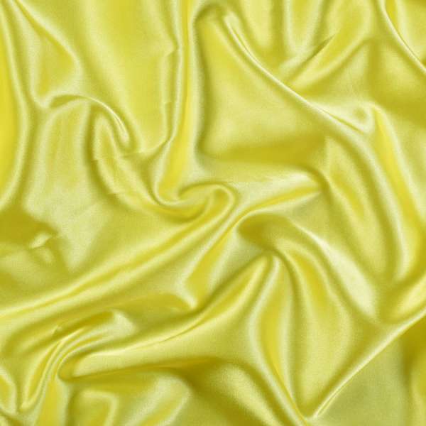 Атлас стрейч шамус лимонний, ш.150