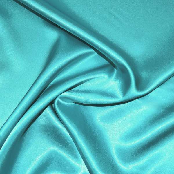 Атлас стрейч шамус бірюзовий, ш.150