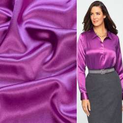 Атлас стрейч шамус сиреневый, ш.150