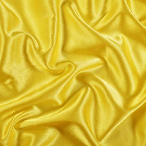 Атлас стрейч шамус жовтий, ш.150