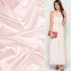 Атлас стрейч шамус молочно-розовый, ш.150