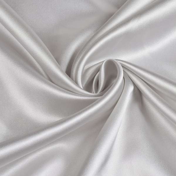 Атлас стрейч шамус сірий світлий, ш.150