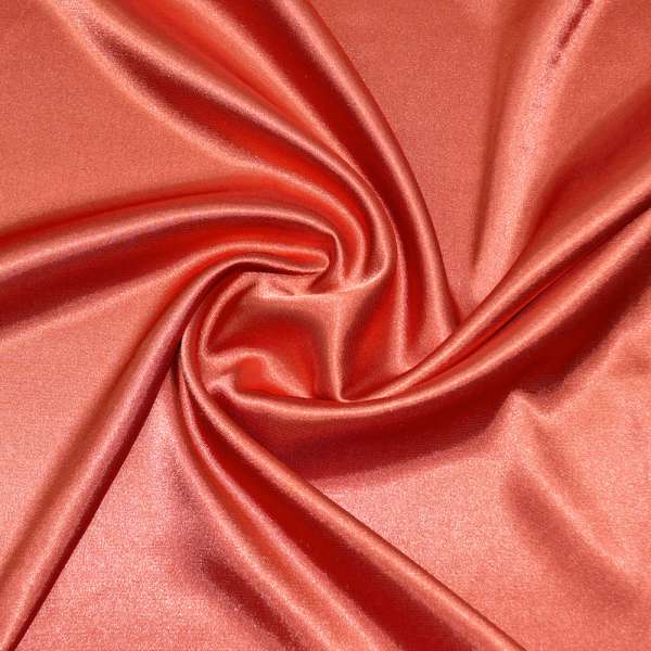 Атлас стрейч шамус червоний, ш.150