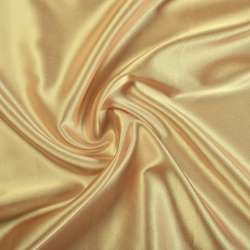 Атлас стрейч шамус золотистый, ш.150