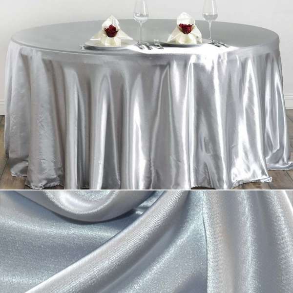 Атлас стрейч шамус серый светлый пл.130 г/м ш.150