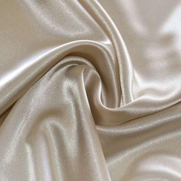 Атлас стрейч шамус бежево-дымчатый пл.130 г/м ш.150