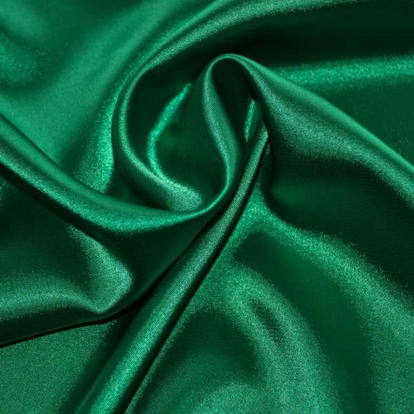 Атлас стрейч шамус зелений щл.130 г/м ш.150