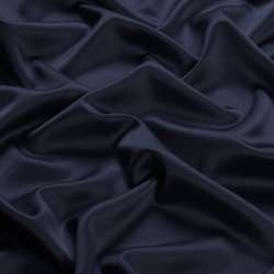 Шелк японский стрейч синий темный, ш.150