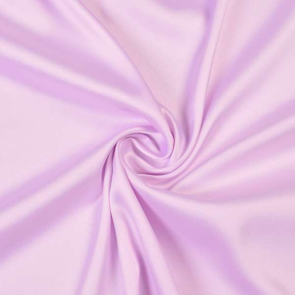 Шелк японский стрейч молочно-сиреневый, ш.150