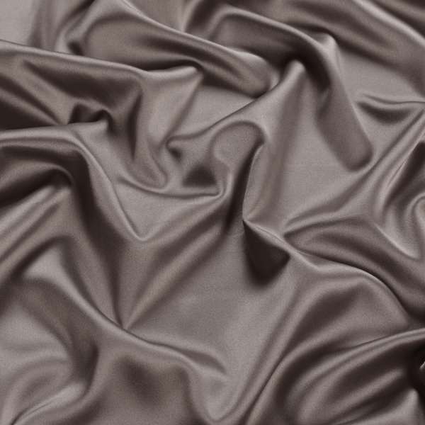 Шелк японский стрейч серо-коричневый, ш.150