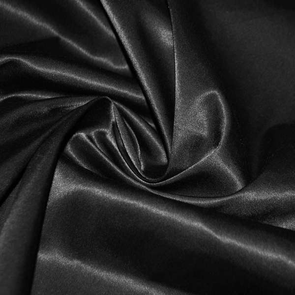 Котон атлас чорний, ш.145