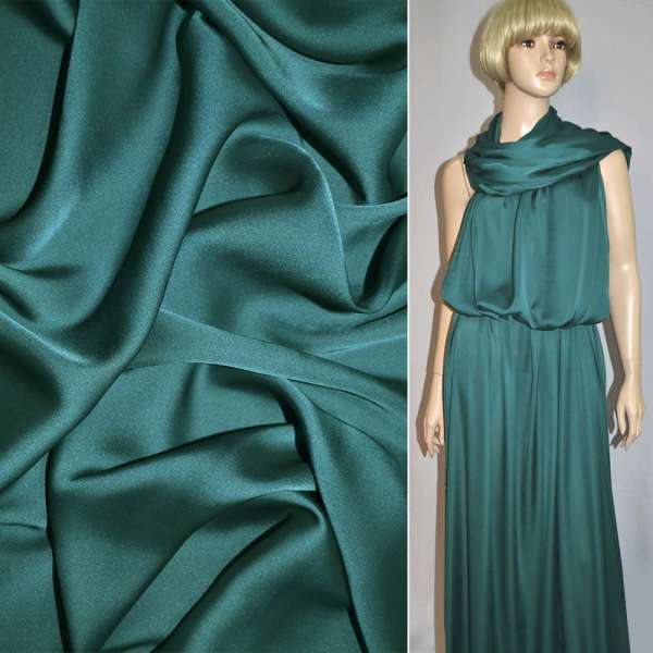 Шовк японський бірюзовий темний, ш.150