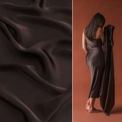 Шелк японский коричневый темный, ш.150