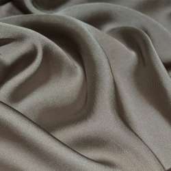 Шелк японский коричневый светлый с серым оттенком, ш.150