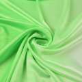 Атлас стрейч салатово-белый радуга ш.120 .