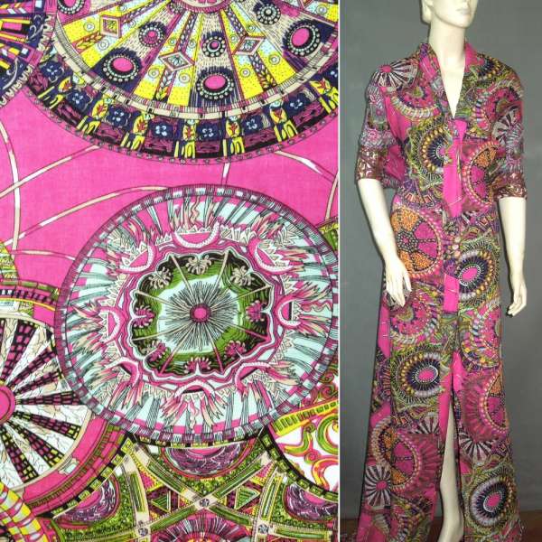 Батист Діллон малиновий різнокольоровий калейдоскоп ш.140