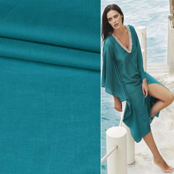 Батист бірюзовий ш.140