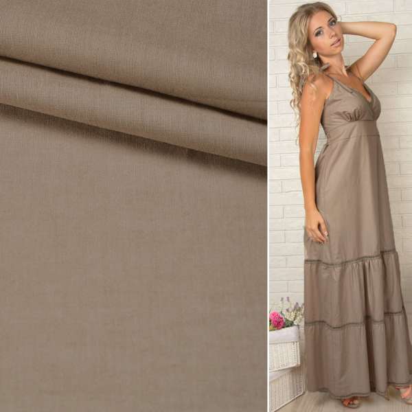 Батист шоколадний світлий ш.145