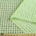 Батист зелений дрібні квадрати ш.140