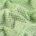 Батист зелений дрібні квадрати ш.140