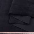 Микровельвет стрейч черный с синим оттенком ш.145