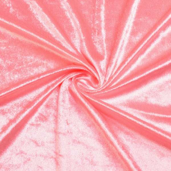 Велюр стрейч чайная роза, ш.170