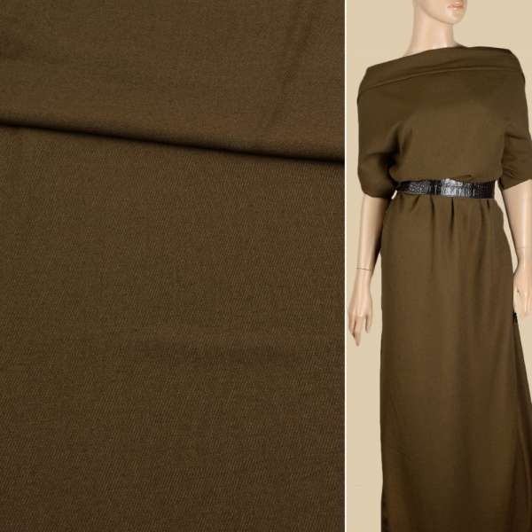 Поливискоза оливковая темная ш.150