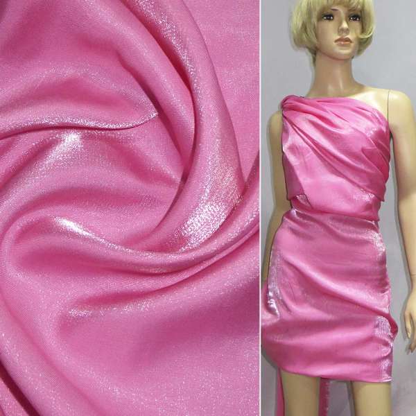 Кристаллон* с органзой розовый ш.150