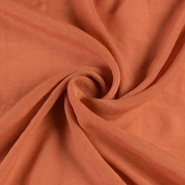 Вискоза жатая терракотовая ш.150