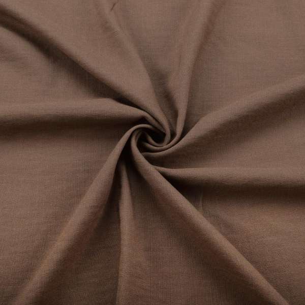 Вискоза стрейч коричневая ш.140