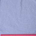 Віскоза блакитна в тонку чорно-білу смужку, ш.150