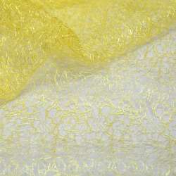 Гипюр-паутинка желтая ш.150