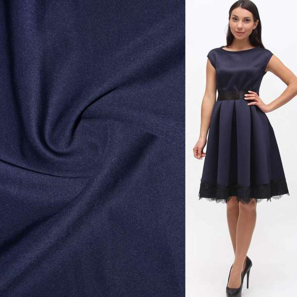 Трикотаж дайвинг фиолетовый темный ш.165