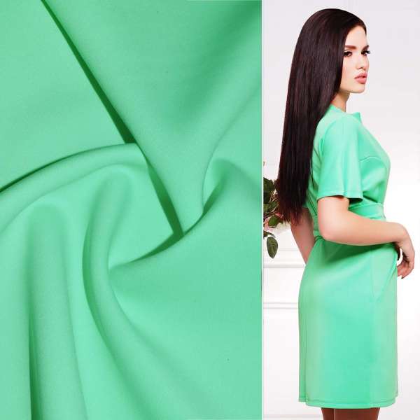 Трикотаж дайвинг мята ш.165