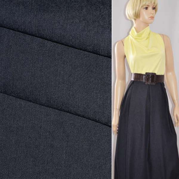 Джинс стрейч темно-серый ш.145