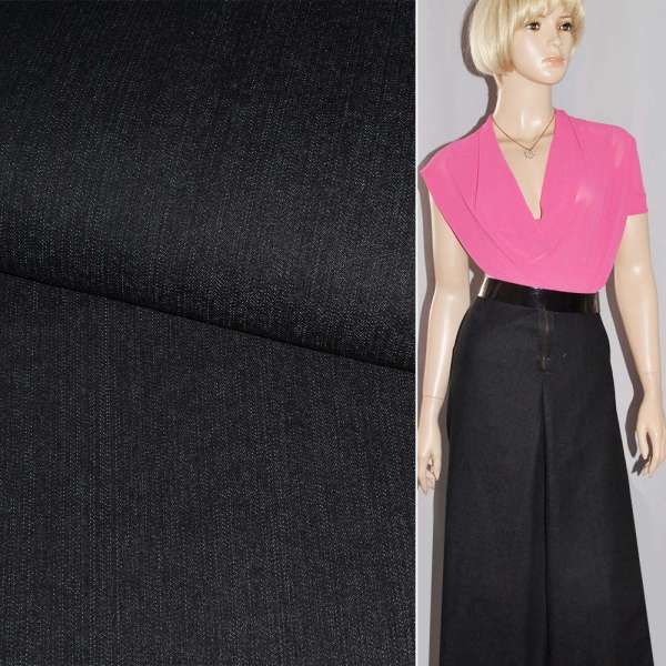 Джинс стрейч черный ш.145