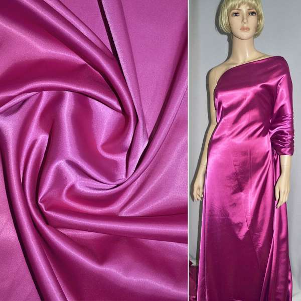 Котон-атлас малиновий ш.150