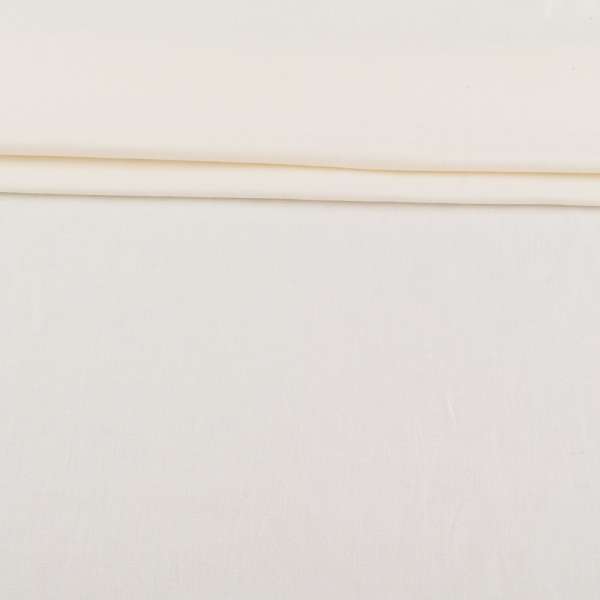 Коттон стрейч молочний діагональ ш.147