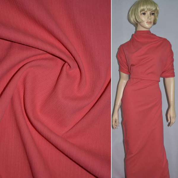 Котон рельєфний блідо-червоний ш.146