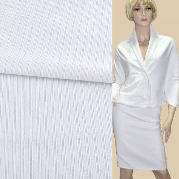 Котон рельєфний білий, ш.150