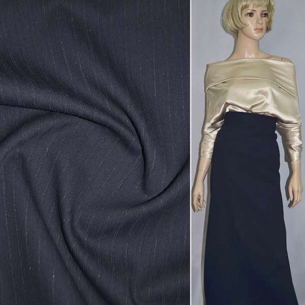 Котон темно-синій рельєфний, ш.150