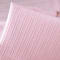 Котон стрейч рожевий блідий в смужку ш.148