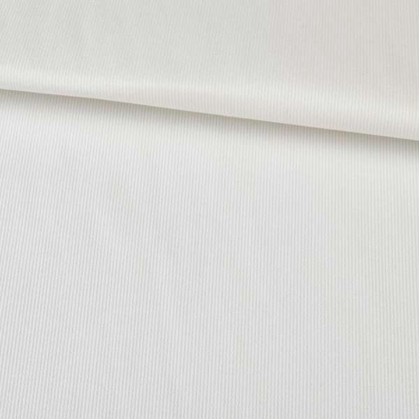 Котон стрейч молочний в рубчик, ш.125